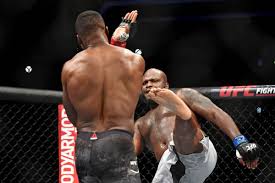 Well, it went the distance. Derrick Lewis Vs Francis Ngannou 15 Minutes Of Fighting Only 31 Strikes Landed Bloody Elbow