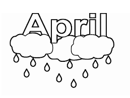 April is rainy coloring page. April 5 Coloring Page Free Printable Coloring Pages For Kids