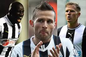 Yohan Cabaye, Demba Ba and Matt Ritchie