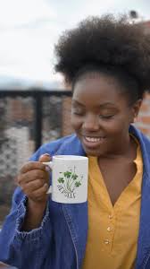 Herself Irish 11 oz White Coffee Mug