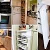 Measure the width both at the top and bottom of your cabinet and measure the height of your cabinet as well. 1