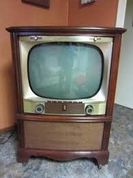 60 S Black And White Tv Shows Zenith 1954 Television Floor Model Home Improvement Tv Show Vintage Tv Vintage Television