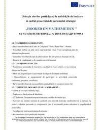 However, there should be uniformity in your placement. Calameo Procedura Selectie Elevi