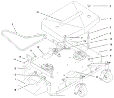 Toro 21381 super recycler 21 self propelled walk behind lawn mower 22 personal pace lawn mower toro prototype diagram of model toro lawn mower 20332 ereplacementparts com manual for toro recycler lawn mower. Toro Professional 30193 Mid Size Proline Gear 12 5 Hp W 36 Sd Mower 1998 Sn 890001 899999 Parts Diagram For Transmission Pulleys And Drive Belt