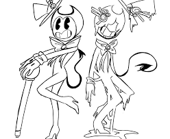 Search within bendy (bendy and the ink machine). Bendy And The Ink Machine Coloring Pages Free Printable Coloring Pages For Kids