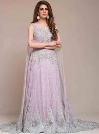 Light Purple Pakistani Bridal Long Tail Maxi Gown Dress Designs 2017 Pakistani Formal Dresses Evening Dress Fashion Pakistani Bridal