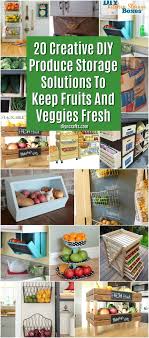 These potato bin end tables, are one of those ideas. 20 Creative Diy Produce Storage Solutions To Keep Fruits And Veggies Fresh Diy Crafts