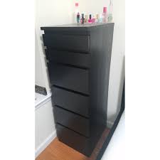 Diy ikea malm drawer chest makeover mirrored furniture youtube. Ikea Malm Tall Dresser W Jewelry Box Mirror Top Aptdeco