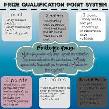 Prize Point System Beach Body Challenge Challenge Group Beachbody