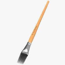 Paint Brush Flat 4 3d Model Ad Brush Paint Model Flat Photoshop Original Business Cards Creative Paint Brushes