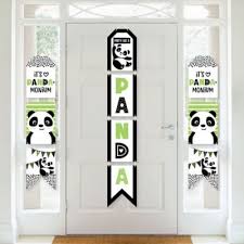 Maybe you would like to learn more about one of these? Party Like A Panda Bear Hanging Vertical Paper Door Banners Baby Shower Or Birthday Party Wall Decoration Kit Indoor Door Decor Walmart Com Walmart Com