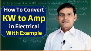 How To Convert Kw To Amps In Single Phase Three Phase And Dc Supply Electrical System