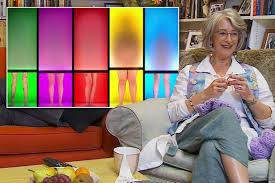 It was the last in the series of celebrity gogglebox last night, and viewers were entranced by gyles brandreth's jumper. Maureen Lipman Quits Celebrity Gogglebox Episode Due To Dangly Bits Hull Live