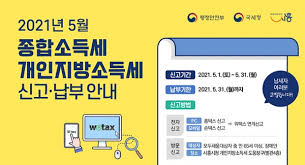 종합소득세 신고를 반드시 해야 합니다. Rlmwptfuyomkkm