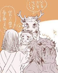 禰豆子 かまぼこちゃんとネズコちゃんと煉ゴクさん if 輪の漫画 きめつのやいば イラスト イラスト 面白いイラスト