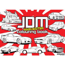 Sports cars, muscle cars, racing cars… everything from simple to cool cars. Jdm Colouring Book 101 Squadron