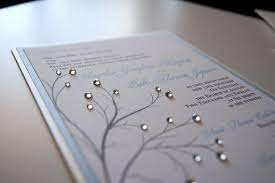 Angelica S Crystal Tree Custom Wedding Invitation Etsy Elegant Wedding Invitations Wedding Invitation Tags Custom Wedding Invitations
