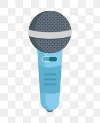 Hand Drawn Microphone Blue Microphone Illustration Cartoon Microphone Blue Microphone Microphone Singing Microphone Host Microphone Png And Vector With Trans How To Draw Hands Blue Microphones Singing Microphone