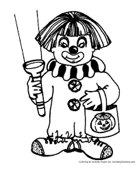 Search through 623,989 free printable colorings at getcolorings. Halloween Costume Coloring Pages Halloween Clown Costume Coloring Home