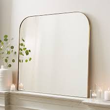 Edge Brass Minimalist Mirror Reviews Crate And Barrel Minimalist Mirrors Wall Mirror With Shelf Mantle Mirror