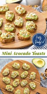 Miniature Avocado Toasts Party Ready Pizzazzerie Lillian Recetteaperitif En 2020 Recettes De Cuisine Idees Brunch Nourriture