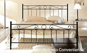 Letto matrimoniale 180x200 mondo convenienza homelook / materasso matrimoniale mondo convenienza alto 18 cm e con uno strato in memory gel da 4 cm. Letto Tevere Mondo Convenienza Letto Ferro Battuto Idee Per Decorare La Casa Arredamento