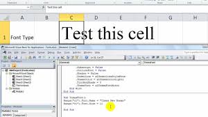 Excel Vba Basics 18 Change The Font Type Size Etc Using Vba