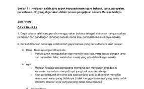 Contoh Jawapan Plot Komsas Tingkatan 4 Malakowes Cuitan Dokter