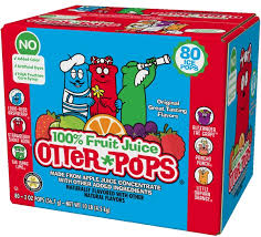 Otter pops freezer pops/ ice pops come in assorted flavors based on otter characters: Otter Pops 100 Fruit Juice Or Are They Mouse Print
