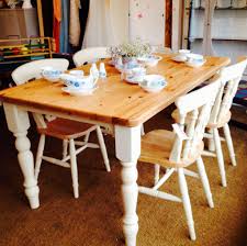 The previous owner had started on sanding down the table top but quit halfway through. Pin By Halle Yancey On Home Decor Pine Dining Room Pine Dining Table Kitchen Table Makeover