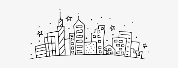 Color the flag's shield blue, red, yellow, green and brown with a white banner on a blue background. New York Skyline Coloring Page New Skyline Coloring City Scape Clipart Free Transparent Png Download Pngkey