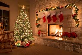 Pin By Maria Fechter On Winter Wonderland Background Christmas Fireplace Christmas Wall Decor Christmas Spirit
