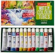 Artists' water colour cake 18 shades. Camlin Artists Water Colour Cakes 18 Shades Starbox