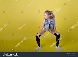 Young Attractive Girl Dancing Twerk Shaking Stock Photo Edit Now 1240135879