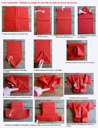 Certaines serviettes en papier décoratives ont des couleurs et des motifs à l'extérieur et sont blanches à l'intérieur. Pliage En Papier Realiser Un Kimono En Papier Pliage De Serviette De Table En Forme Kimono Plier Une Serviette En Kimono Decoration De Table Recettes De Cuisine Et Traditions En Europe Information Et Tourisme