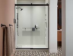 Installation for a framed sliding shower door fitting a 60 shower typically costs around $100. Browse Kohler Shower Doors Kohler Com