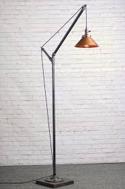 Modern Floor Lamp Industrial Floor Lamp Copper Shade Edison Bulb Industrial Furniture Steampunk Geometric Lamp Thiết Kế đen Thiết Kế Chiếu Sang