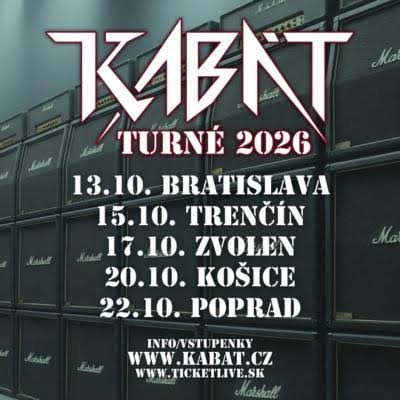 KABÁT - TURNÉ 2026 | Bratislava | TicketLIVE - Naživo je to najlepšie
