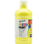 Poster Paint 500ml (16.91 US fl.oz) - Metallic Yellow