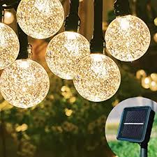 #2 50 ft black string lights, 60 g40 globe bulbs (10 extra) #3 49 ft led string lights with 100 led by my cozylite #7 liyuan q solar string lights, 2 pack 100 led solar fairy lights 33ft Buy Solar String Lights Outdoor 60 Leds 40 Ft Crystal Globe Light 8 Lighting Modes Fairy Lights Waterproof Solar Powered Patio Lights For Garden Yard Porch Wedding Party Decor Warm White Online In