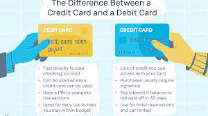 Learn how to pay with a debit or credit card in english! The Difference Between Credit Card And A Debit Card