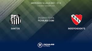 Get all match details santos vs independiente. Resultados Santos Independiente 1 0 Octavos De Final De Conmebol Sudamericana 2021 16 7 Resumen Goles