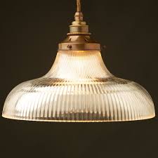 Large Holophane Glass Dish Light Shade Pendant Metal Light Shade Light Shades Glass Shades