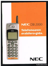 manual telefono nec db2000 - euskera ...