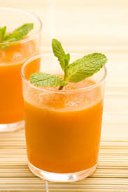 Fresh Carrot Juice And Mint Melon Smoothie Smoothie Diet Smoothies