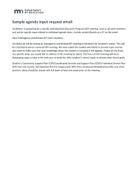*if a student has already completed the housing application, the housing application takes priority over the housing exemption request. Sample Agenda Input Request Email Fill Online Printable Fillable Blank Pdffiller