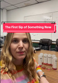 The first sip of something completely new… and guess what? It's perfe...