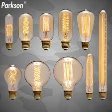 Showing results for edison bulb table lamp. Retro Vintage Edison Bulb E27 40w 220v Ampoule Vintage Bulb Edison Lamp Incandescent Filament Light Bulb Retro Lamp Decor Incandescent Bulbs Aliexpress