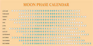 2019 Moon Phases Printable Calendar Full New Moon Moon