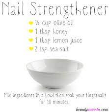 Diy Nail Strengthener For Strong Healthy Shiny Nails Beautymunsta Free Natural Beauty Hacks And More Nail Strengthener Shiny Nails Healthy Nails
